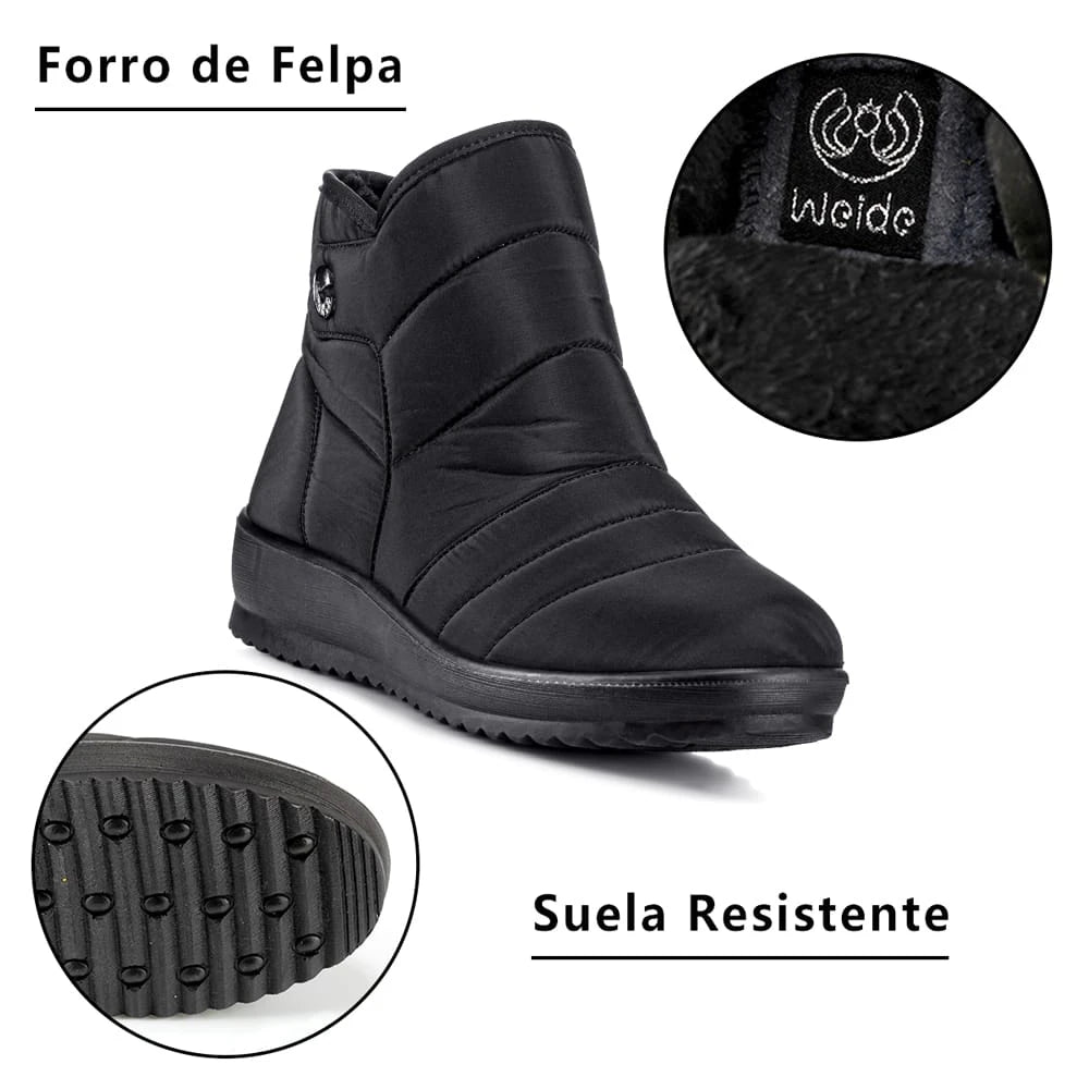 BOTAS DE NIEVE MUJER NEGRO WEIDE TFA189 4