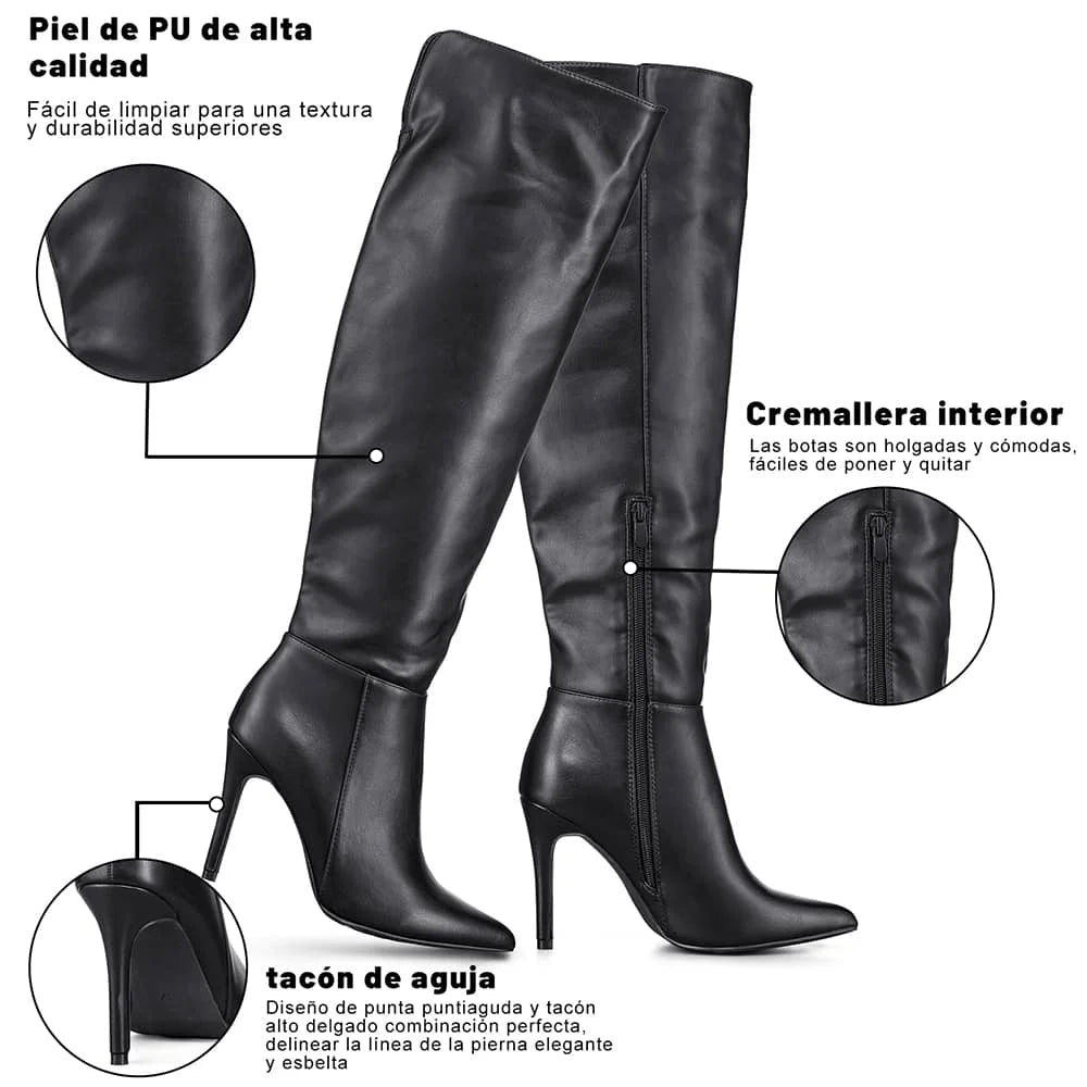 BOTAS LARGAS MUJER WEIDE CZY600 3