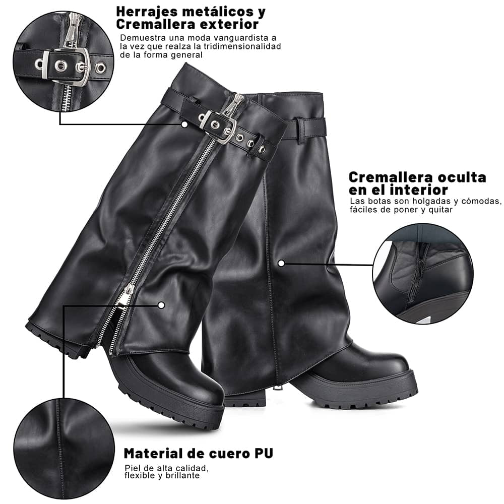 BOTAS LARGAS MUJER WEIDE CZY603 3