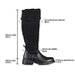 BOTAS LARGAS MUJER WEIDE CZY601 - Miniatura 6
