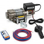 Winche Eléctrico BARLETTA  3.500 lbs (1.587 kg) / 12V con Control Remoto.