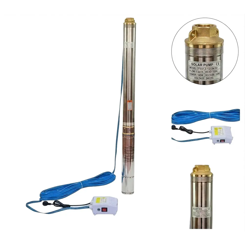 Bomba Sumergible Barletta de 0.5 HP con 30 metros de cable y tablero eléctrico incluido