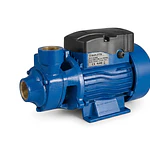 Bomba de agua periférica de 0.5 HP marca Barletta, modelo QB60, con conexiones de 1x1”