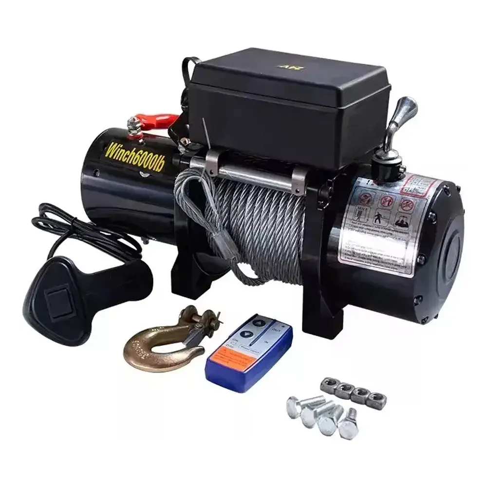 Winche Eléctrico BARLETTA 6000 Lbs/2721Kg 12V Control Remoto