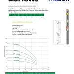 Bomba Sumergible Barletta de 1.5 HP 3SDM 5/22 con 50 metros de cable y tablero eléctrico incluido
