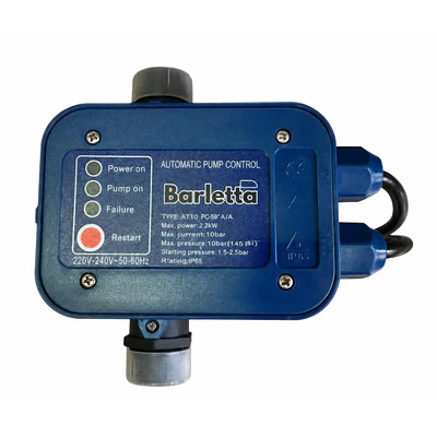 Controlador de presión electrónico Barletta Autopump 10A para sistemas de bombas de agua