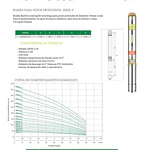Bomba sumergible Barletta 119mts 4sdm 4/18 2hp + 30mts Cable