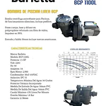 Bomba Para Piscina Barletta Bcp 1100l 1.5 Hp 