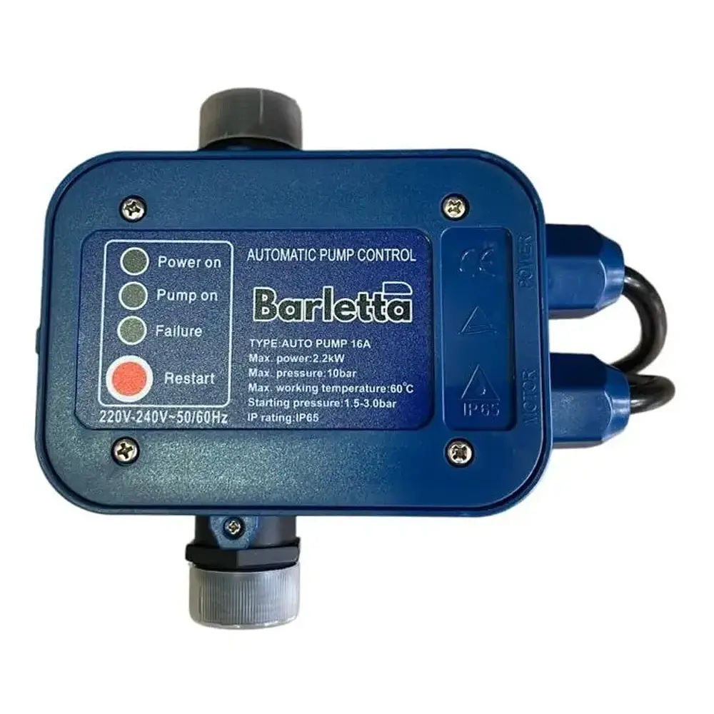Controlador Para Bombas Barletta Autopump 16a Hasta 3Hp