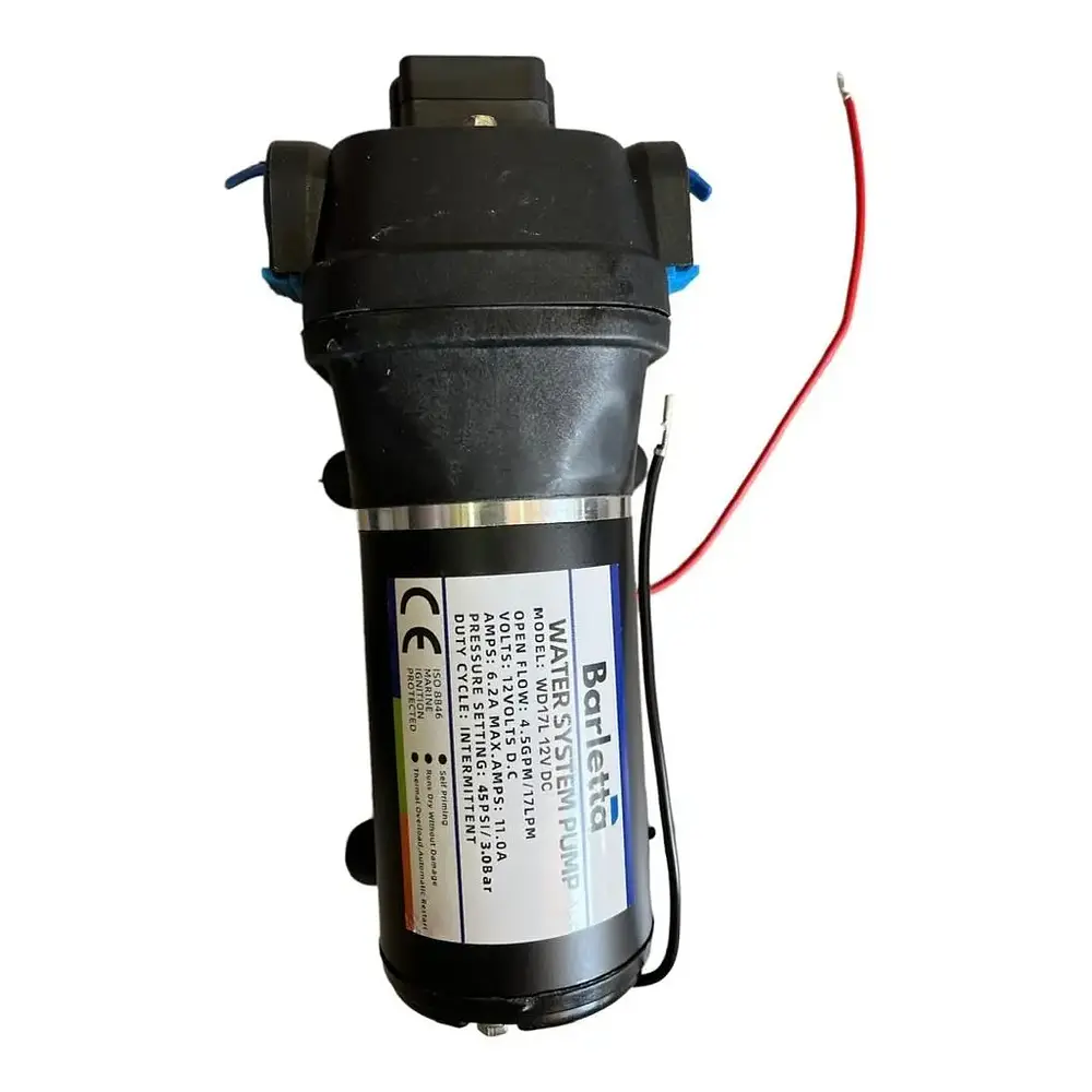 Bomba De Agua 12v Solar 45psi 17 Lpm especial para Foodtruck / Motorhome / 