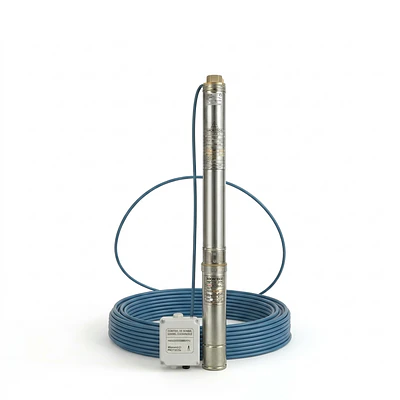 Bomba Sumergible Barletta 3SDM1.8/27 1 HP 220V con 50 m de Cable y Tablero