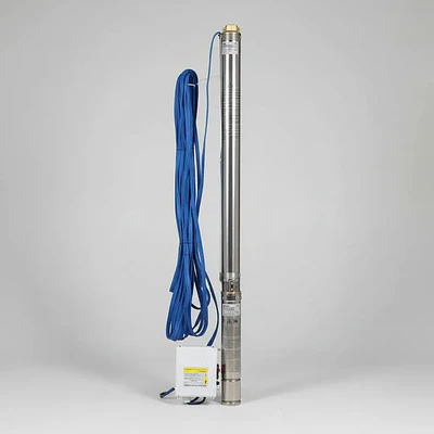 Bomba Sumergible Barletta 3SDM1.8/20 0,75 HP 220V con 50 m de Cable y Tablero