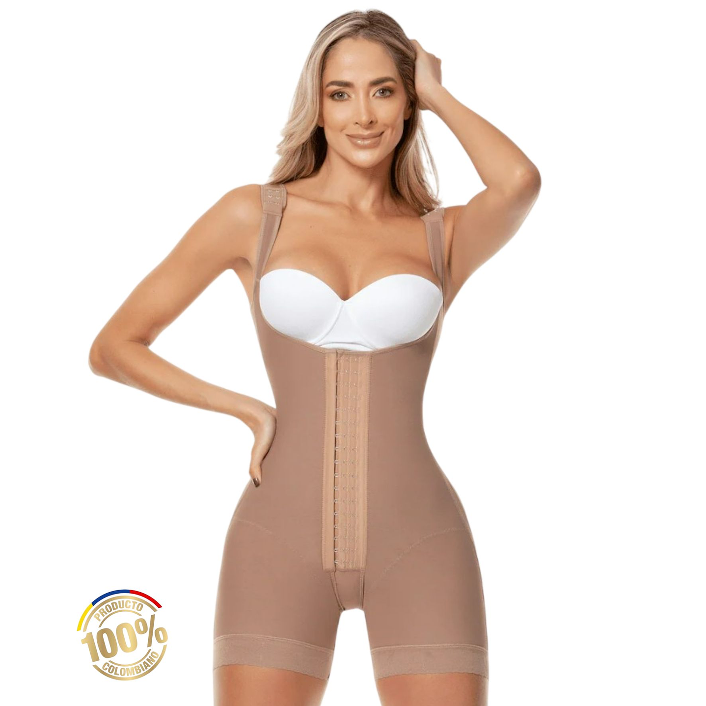 Faja short reloj de arena - 4 Corridas de broches - Alta Compresion 1