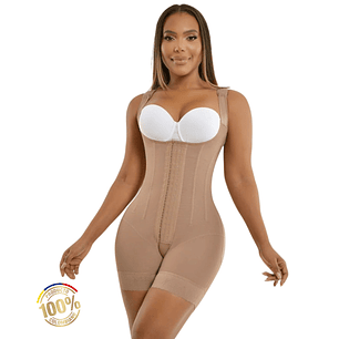 Faja short reloj de arena 9 varillas - 4 Hileras de broches - Alta Compresion