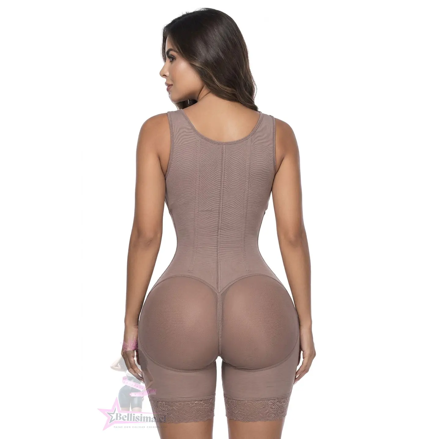 Faja Short reloj de arena 7 varillas con brasier 2