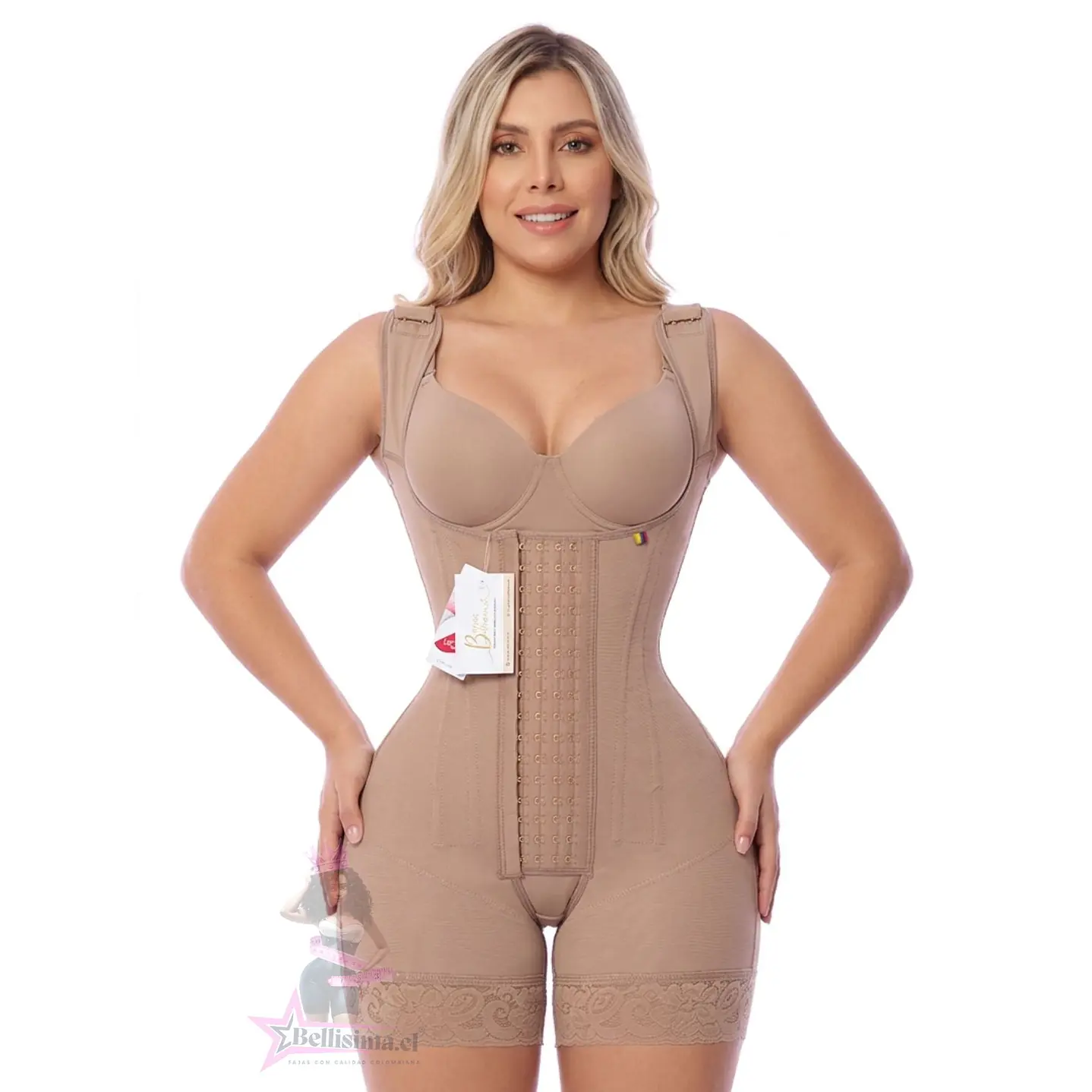 Faja short reloj de arena 7 varillas Deluxe 1