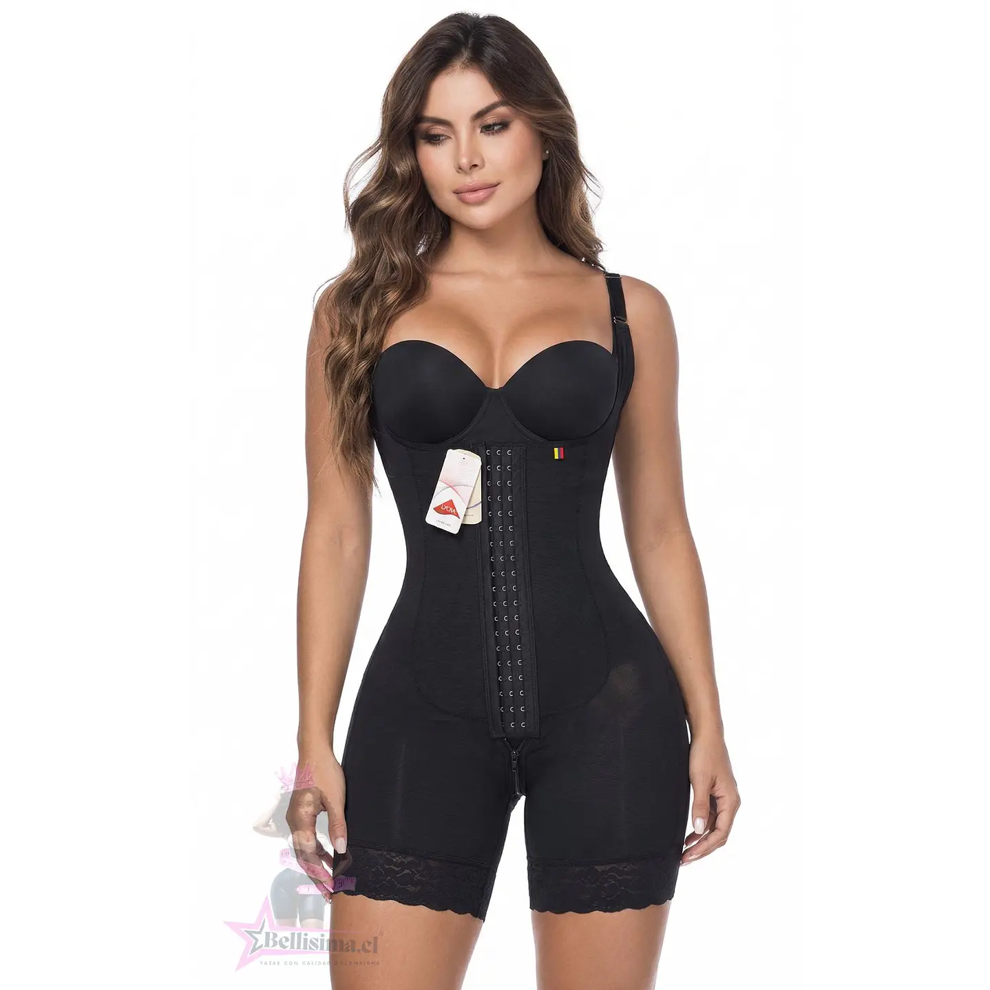 Faja short cuerpo de guitarra tirantes delgados 1