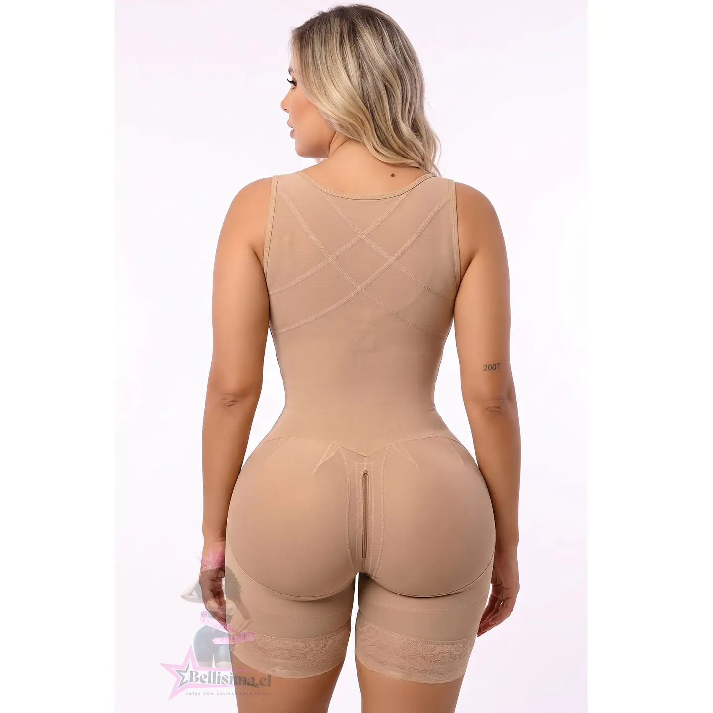 Faja short cuerpo de guitarra con brasier - Alta Compresion 2