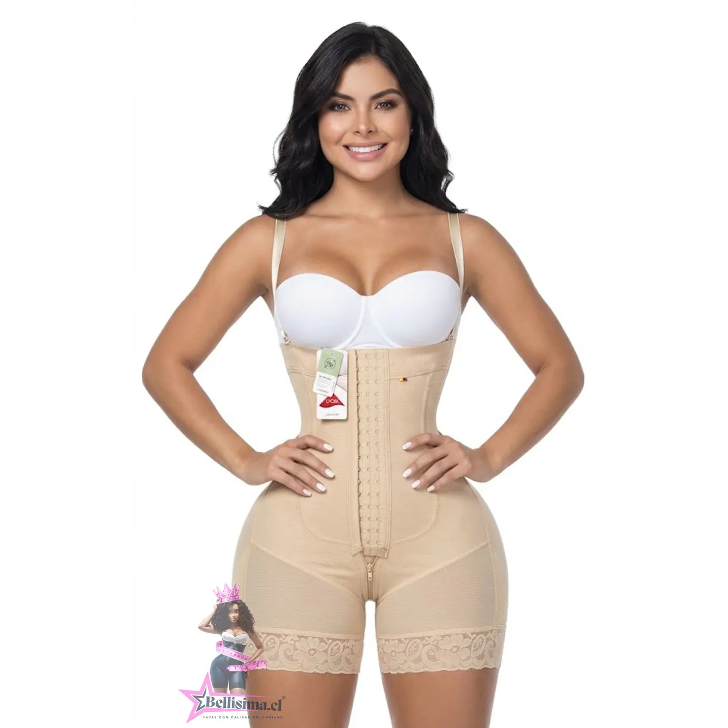 Faja Short strapless cuerpo de guitarra  1