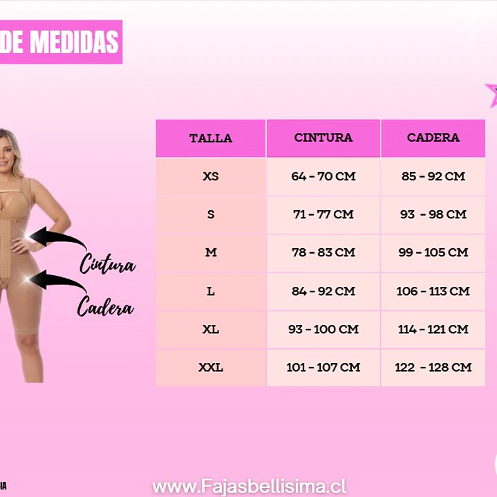Faja Sisa - Mediana Compresión - Post Quirurgica 3