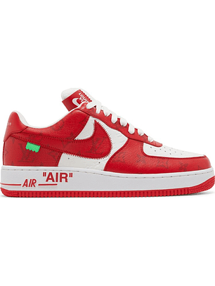 Louis Vuitton x Air Force 1 Low 'White Comet Red'
