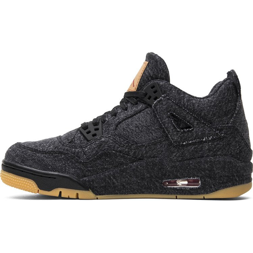 Levi's x Air Jordan 4 Retro 'Black Denim' 2