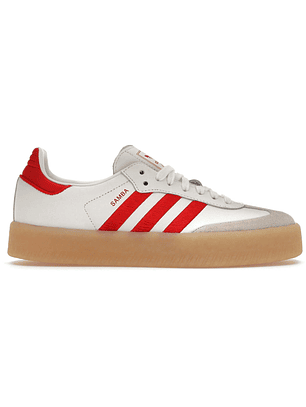Adidas Sambae 'White Better Scarlet Gum'