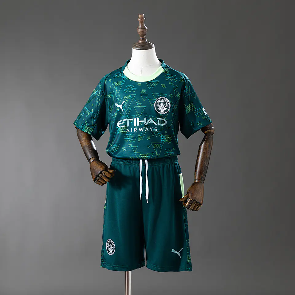 Kit Criança Manchester City Quarto 2025/26 1