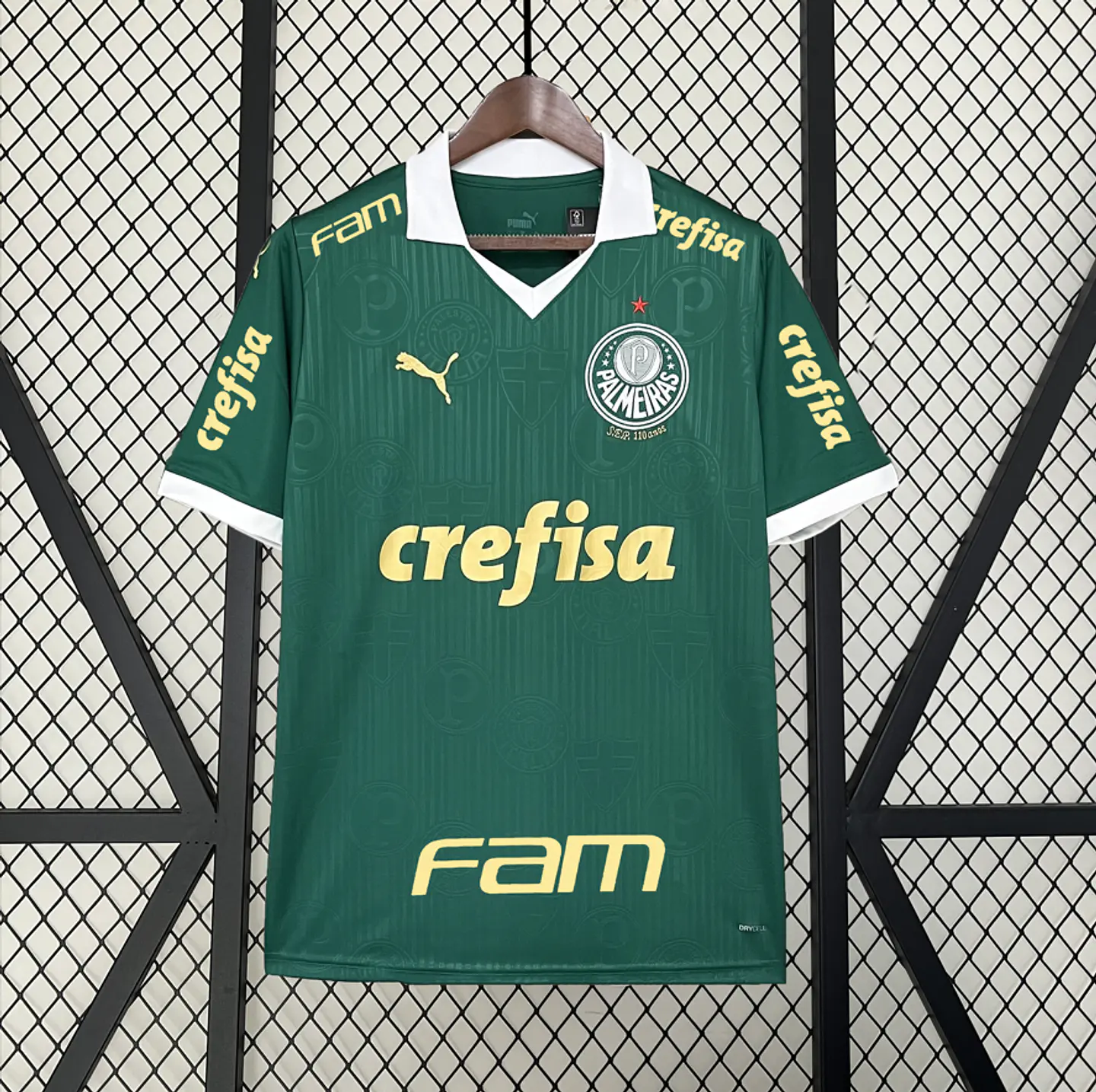Camisola Principal Palmeiras 2024/25 Todos os Patrocínios  1