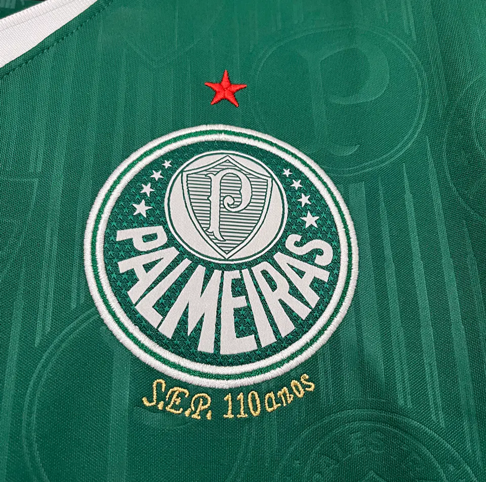 Camisola Principal Palmeiras 2024/25 Todos os Patrocínios  2