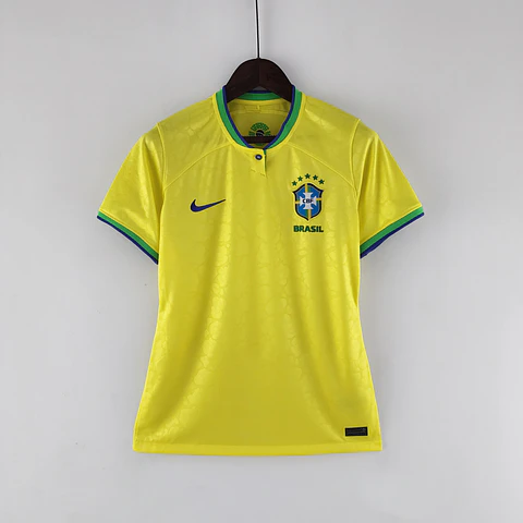 Camisola Brasil Principal Feminina 2022