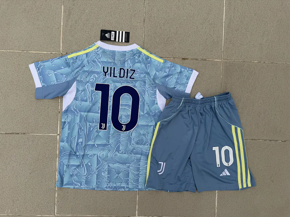 Kit Criança Juventus Alternativo Yildiz - Entrega Rápida  1