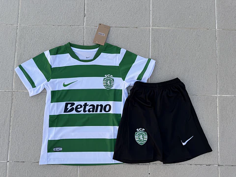 Kit Criança Sporting Principal 25/25 - Entrega Rápida  
