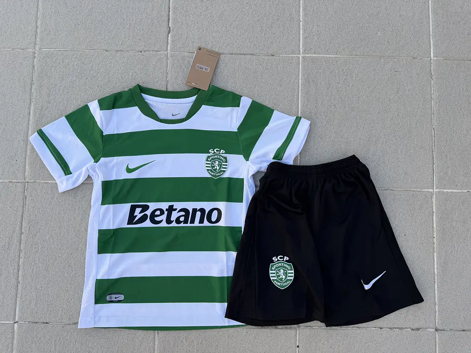 Kit Criança Sporting Principal 25/25 - Entrega Rápida   1