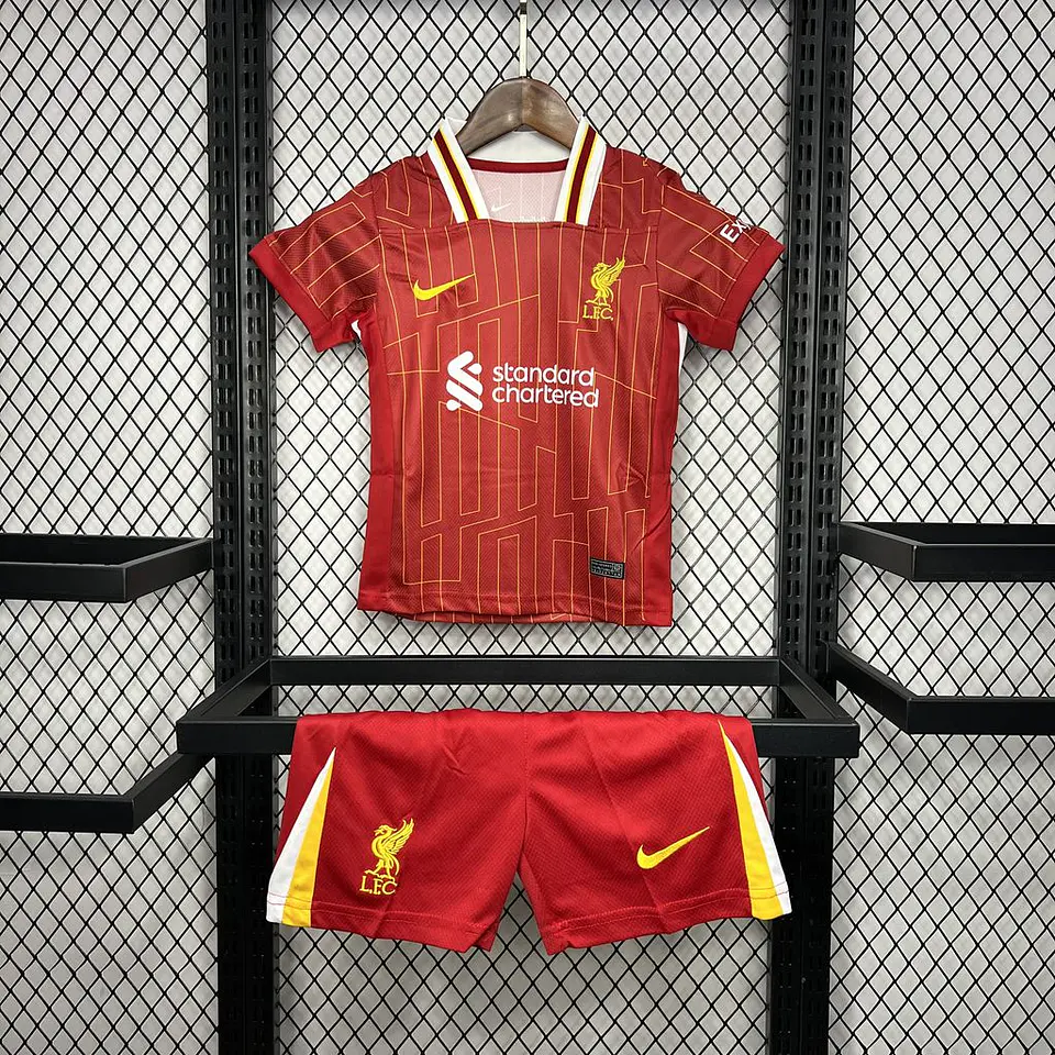 Kit Criança Liverpool Principal 2024/25 1