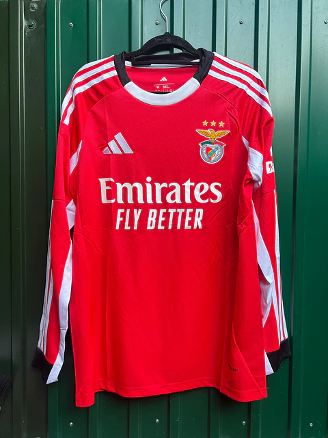 Benfica Principal Manga Comprida 25/26 - Entrega Rápida