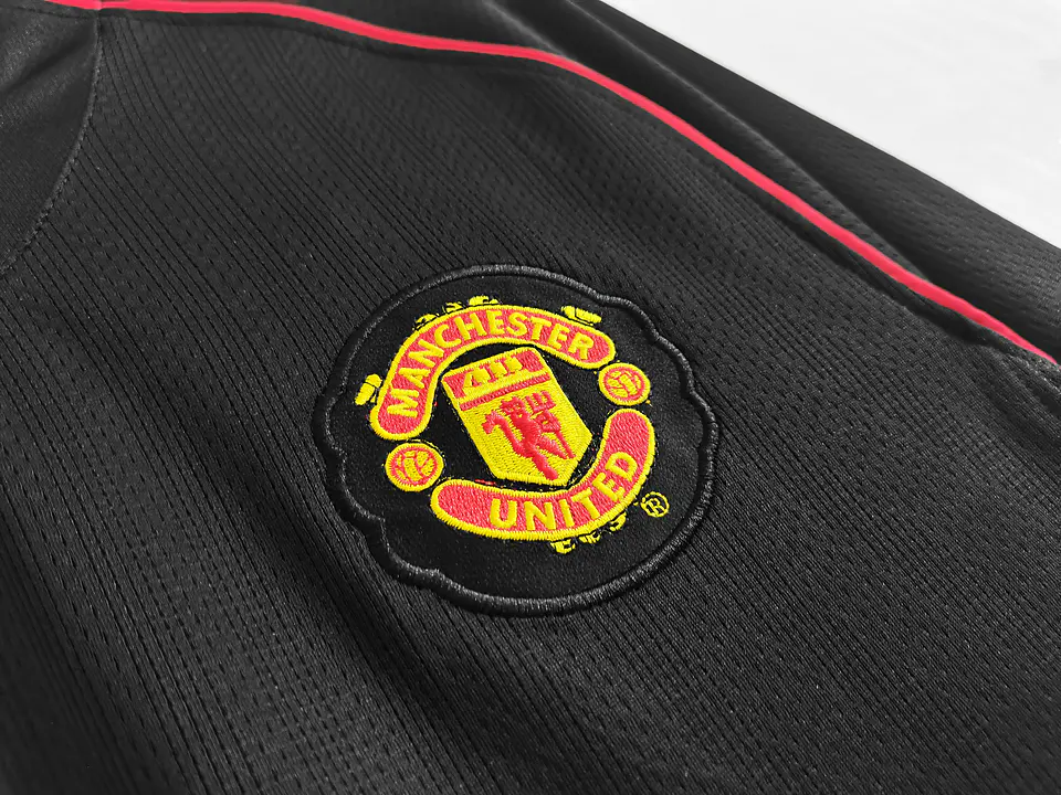 Camisola Manchester United Alternativa 2007/08 Manga Cumprida 2