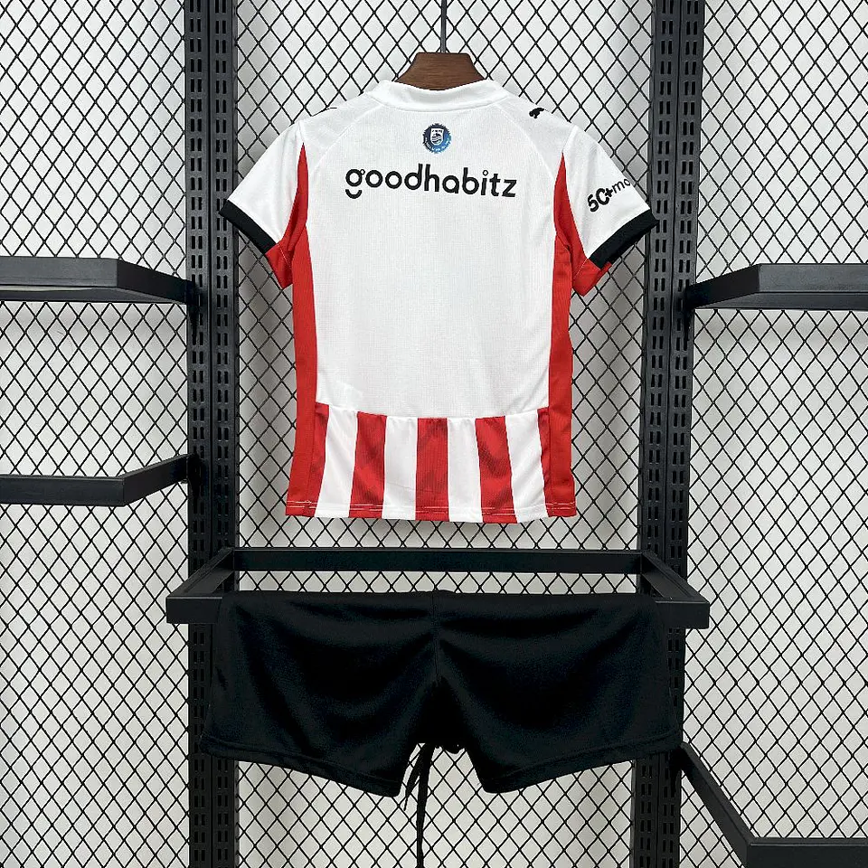 Kit Criança PSV Eindhoven Principal 2025/26 2