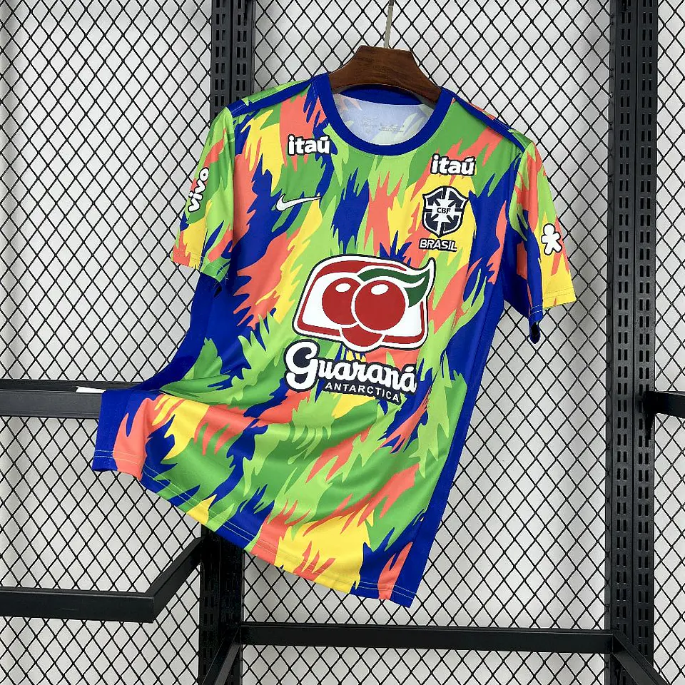 Camisola Brasil Aquecimento 2025 1