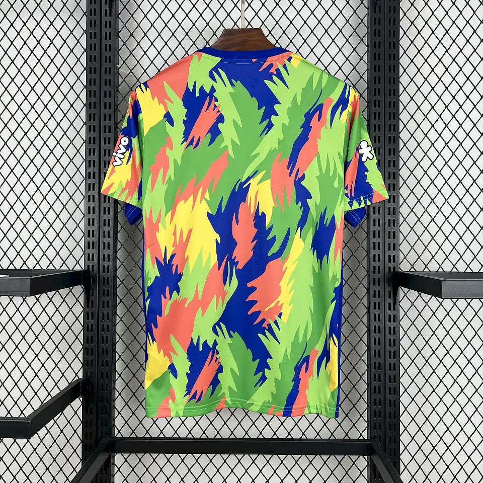 Camisola Brasil Aquecimento 2025 3