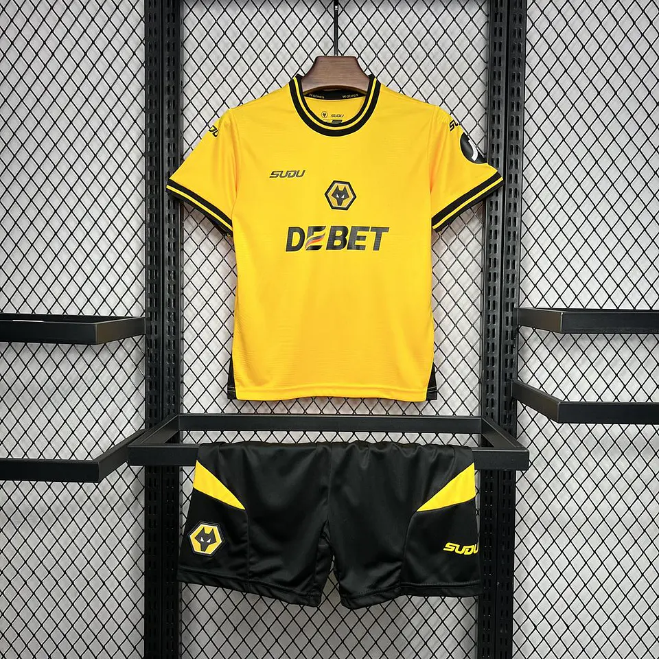 Kit Criança Wolverampthon Principal 2024/25 1