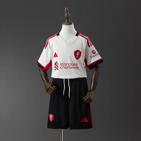 Kit Criança Liverpool Alternativa 2025/26