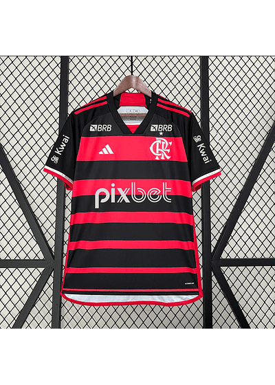 Flamengo Home Jersey 2024/25 All Sponsorship