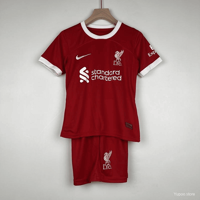 Kit Criança Liverpool Principal 2023/24