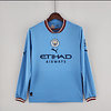 Camisola Manchester City Equipamento Principal Manga Longa 2022/23