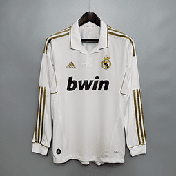 Camisola Real Madrid Principal 2011/12 Manga Comprida