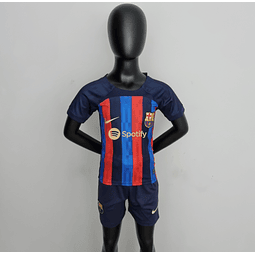 Kit Criança Barcelona Principal 2022/23