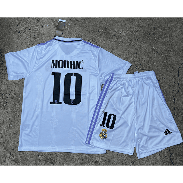 Kit Criança Real Madrid Principal Modric 22/23