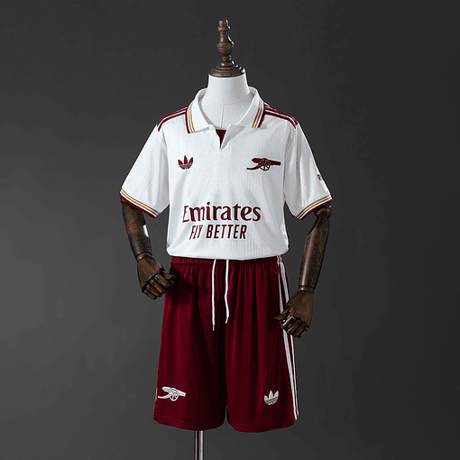 Kit Criança Arsenal Terceira 2025/26