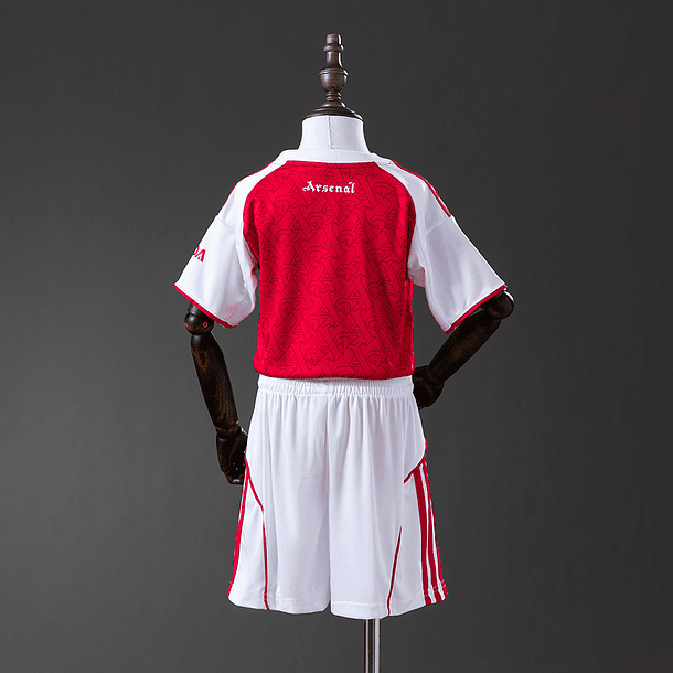 Kit Criança Arsenal Principal 2025/26 2